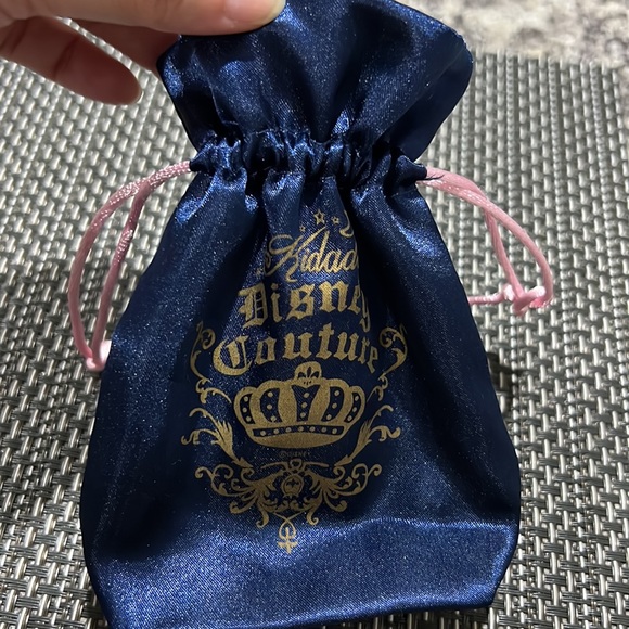 Kidada for Disney Couture Blue Drawstring Jewelry Accessories Pouch 2008 - Picture 5 of 6